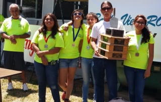 Top notch Trowel all girls Team winners 2015