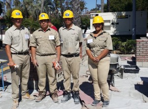 SkillsUSA Masonry Competitors